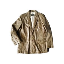 Herren leder jacke - herren, jacke/