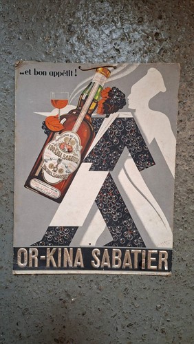 Kina sabatier werbeschild - sabatier,
