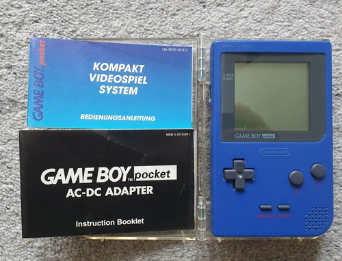 Nintendo game boy pocket blau - game,