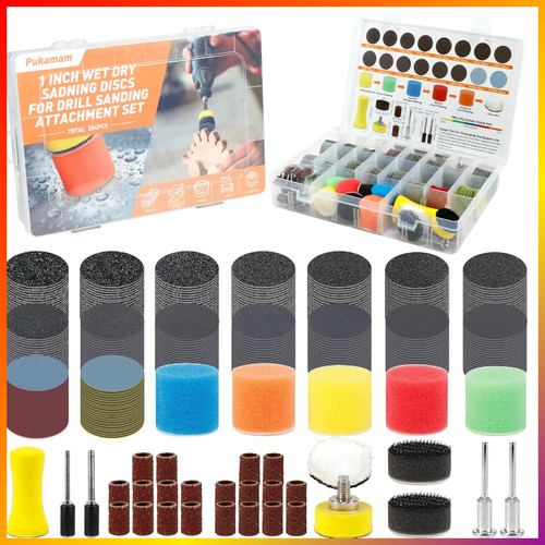 Schleifpapier set 354 stück - schleifpapier,