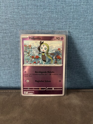 Pokemon karte meloetta - meloetta, reverse