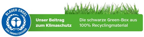 Eurobox schwarz 40x30x22 - , cm