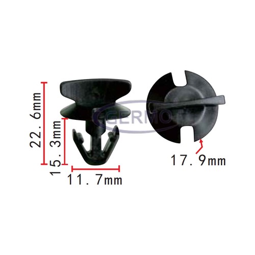 Befestigungs clip radkasten - 5x, befestigungs-clip