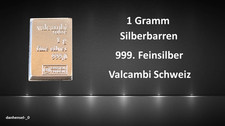 1g Silberbarren Silber 999