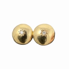 750 gold ohrstecker 035ct - 750,