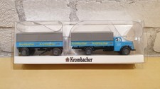 Wiking 3403 Krombacher Pils Mercedes L6000 Pritschenhängerzug OVP H0 1:87
