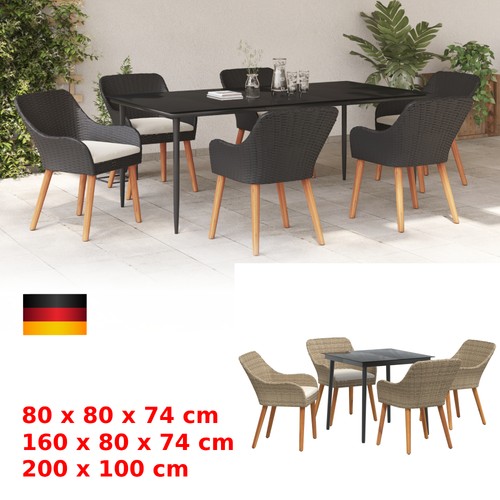 Poly rattan balkonmöbel set - poly, balkonmöbel-set