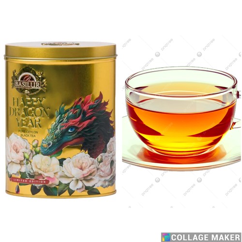 Basilur happy dragon year - happy, gold