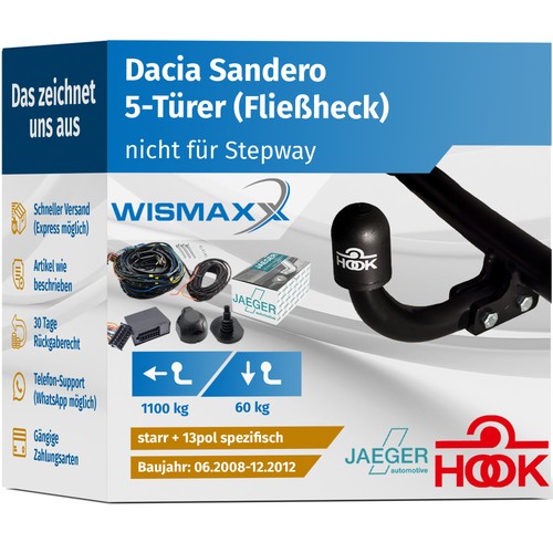 Anhängerkupplung für dacia - anhÄngerkupplung,