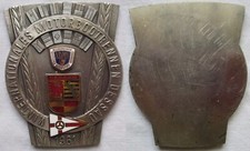 DDR Plakette V. Internationales Motorbootrennen Dessau 1961 ADMV (144713)