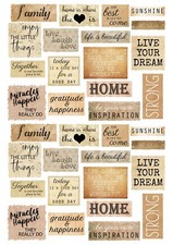 Ausschneidebogen-Bastelpapier-