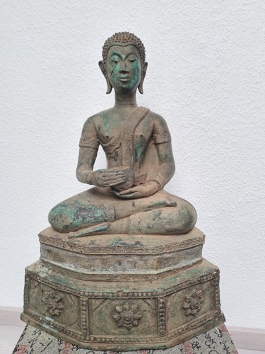 Buddha bronze yin yang - buddha,