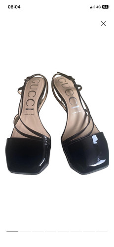 Gucci slingback lackleder - gucci,