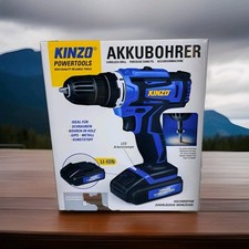 KINZO  Akkuschrauber Akkubohrer 14,4 V  mit Akku und Ladegerät Neu LED Licht
