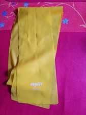 Gymnastikband Gelb Gummi Widerstandsband Fitnessband Ideal für Yoga Pilates...