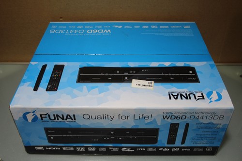 Funai wd6d d4413db vhs - funai, wd6d-d4413db