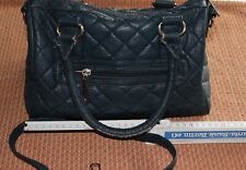 Handtasche blau - gesteppt - geräumig