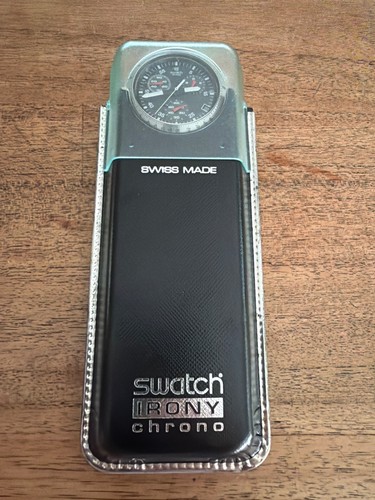 Swatch irony chrono time - |,