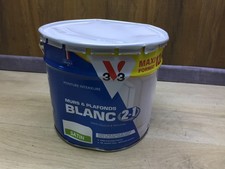 V33 112298 Wandfarbe, Weiß Seidenmatt, 12L, Wand und Decke, I33733