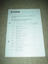 original MZ TS 125 150 250/1 Ersatzteilliste Ersatzteilkatalog IFA DDR ETK 1983