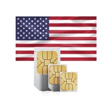 USA SIM Karte Prepaid 50 GB LTE/5G, Telefonie Flat national oder international