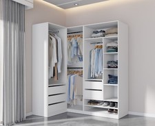 Eckgarderobenschrank-Set TRES