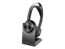 Poly - Voyager Focus 2 UC Bluetooth Headset + Ladestation Büroheadset 