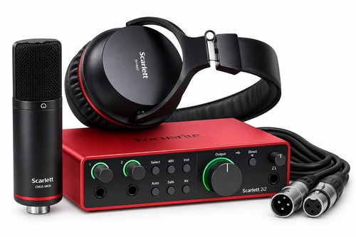 Focusrite scarlett 2i2 studio - scarlett,