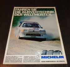 Michelin Reifen Reklame (1986), Peugeot 205 Turbo 16 Rallye