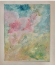 Abstrakte Blumen Öl auf