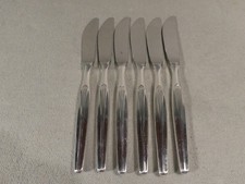 WMF Madrid 6 Messer 21,5 cm 90er Silberauflage