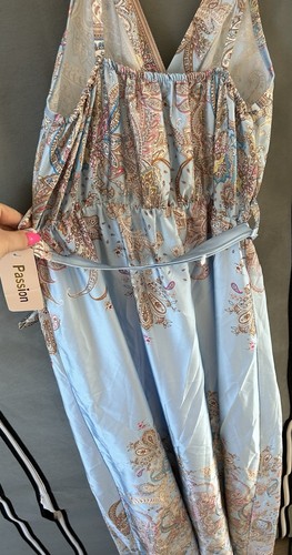 Damen langes kleid - langes, satin