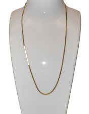 Goldkette feine Flachpanzerkette  Kette 42  cm  333 = 8 Kt  Gelbgold gepunzt EWO