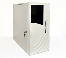 FS-921 File Server, 11x 5,25'' & 2x 3,5'', f. 2x PS2 Red. Netzteil, ATX, Beige