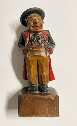 Holzfigur schnitzerei bemalt - holzfigur,