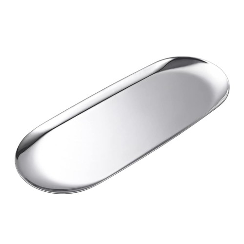 Kerzentablett edelstahl oval - kerzentablett,