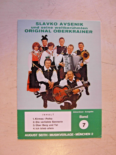 Akkordeonnoten slavko avsenik - slavko,