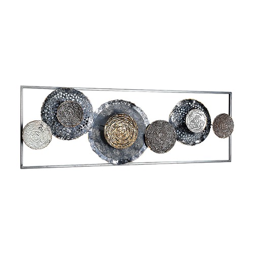 Wandbild metallbild optik - wandbild,