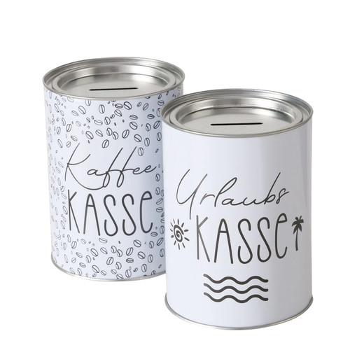Spardose aus metall - aus,