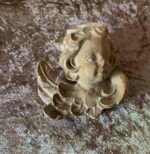 Engelskopf putte aus holz - ,