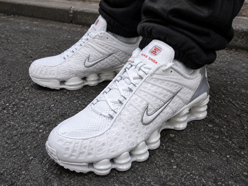 Nike shox weiß silber gr - nike,