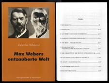 Max Webers entzauberte Welt