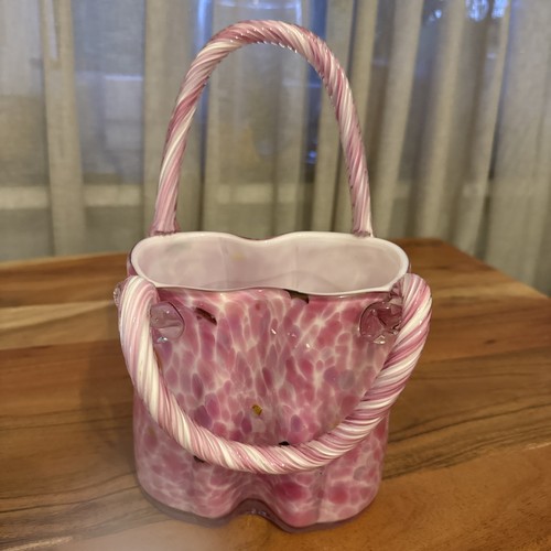 Vintage murano stil glas vase - glas,