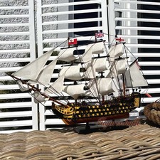 HMS Victory Standmodell Dekoschiff Modellschiff Nachbildung Schiffsmodell deko