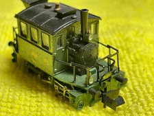 TRIX BR98 Glaskasten Spur N, Gleichstrom-Dampflokomotive grün