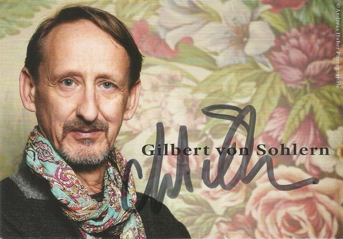 Autogrammkarte gilbert von - autogrammkarte, "gilbert