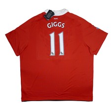 Manchester United Home Heimtrikot "#11 Ryan Giggs" 2010/11 (XXXL)