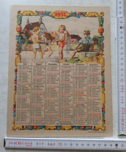 Alter orginaler kalender - alter,