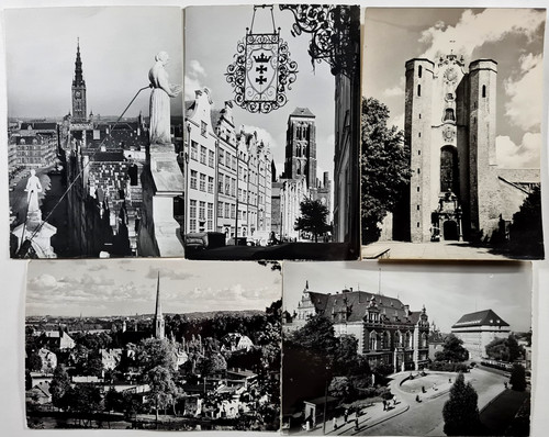 Postkarten lot gdańsk - lot, x