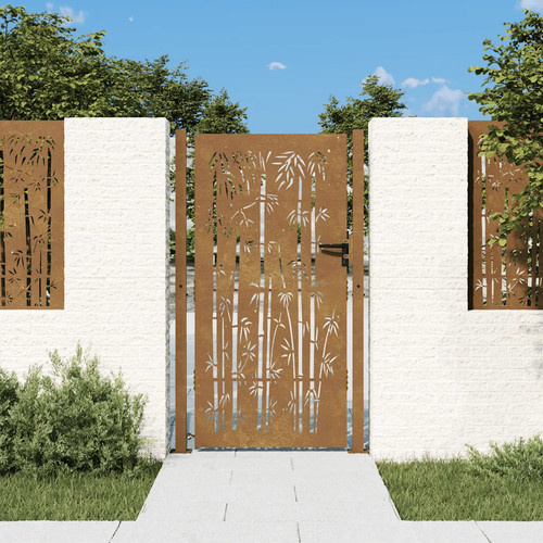 Gartentor bambus design - gartentor, bambus-design